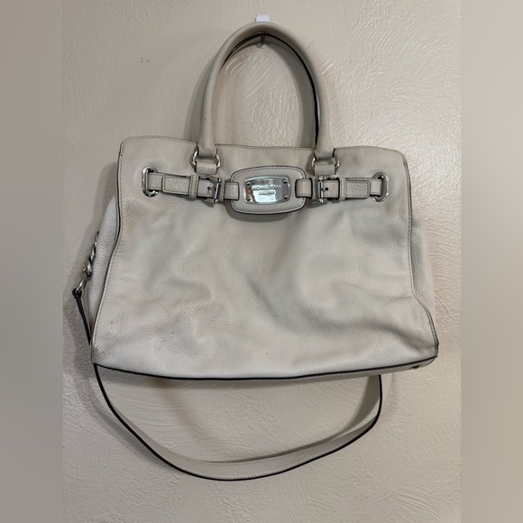 MICHAEL Michael Kors Cream Satchel - Picture 1 of 17